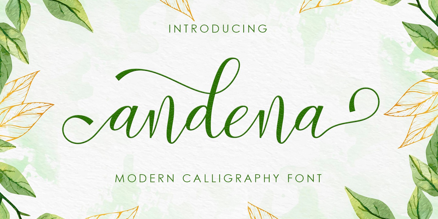 Andena Font preview